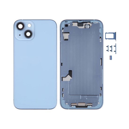 Tapa Trasera+Frame Apple iPhone 14 Plus Azul